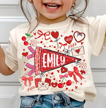 Load image into Gallery viewer, Valentines - Flag name