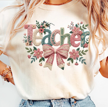 Load image into Gallery viewer, Teachers - Faux Embroidery