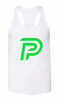 Load image into Gallery viewer, Prime White Tank Top - Lime Green Logo