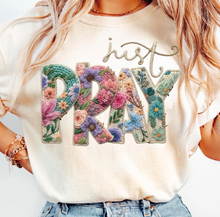 Load image into Gallery viewer, Just Pray 1 - Faux Yarn Crochet
